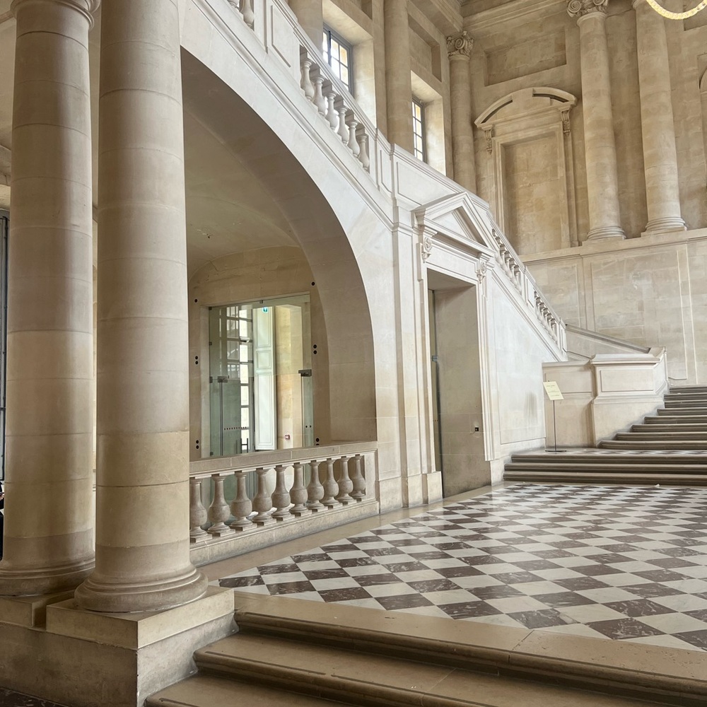 Architectural Photography - Classic Marble Staircase and Columns
